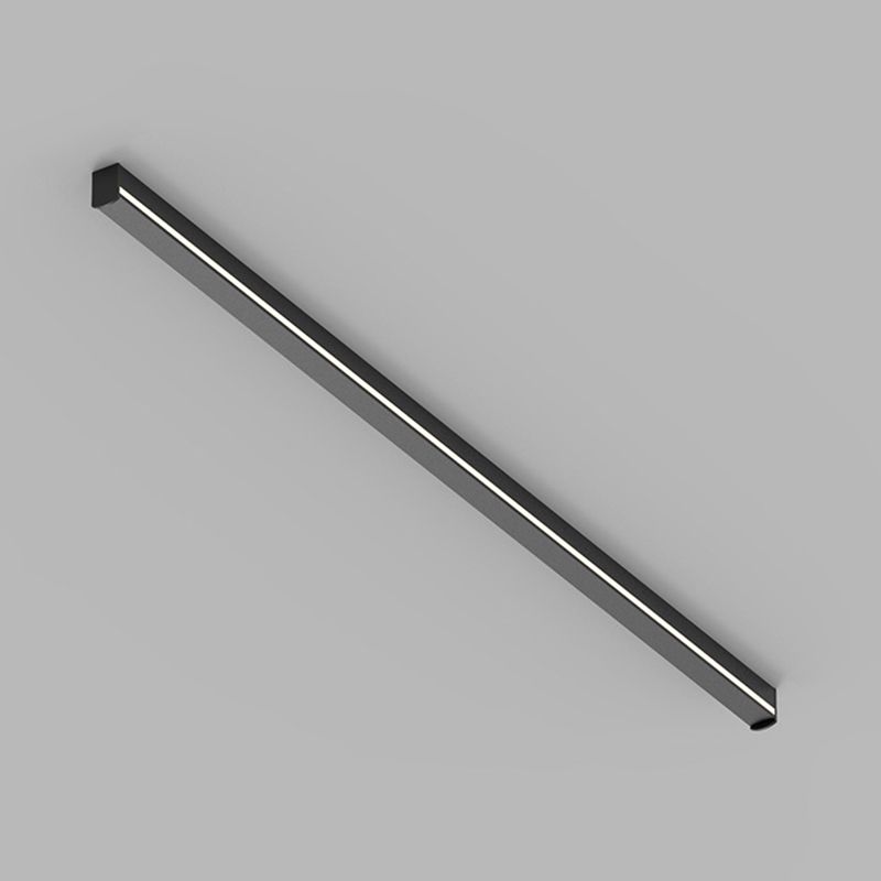 Single Black Modern Wall Mounted Sconce Linear Wall Light for Living Room