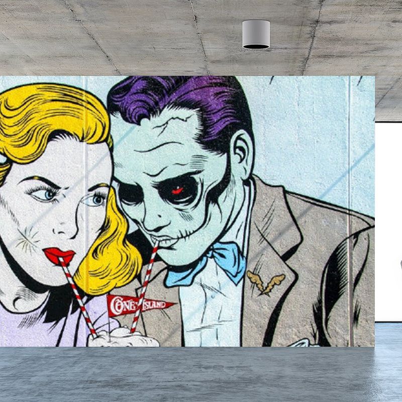 Non-Woven Ornamental Mural Decal Modern Fine Arts Graphic Wall Decor, Personalize