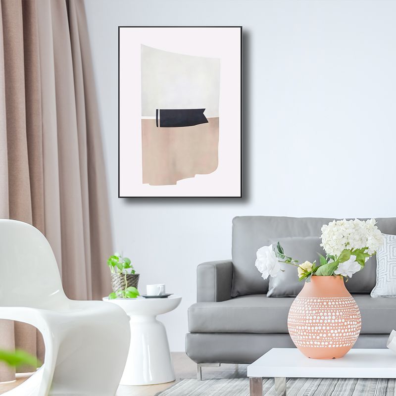 Canvas White Wall Decor Contemporary Style Novel Abstract Pattern Art, Multiple Sizes