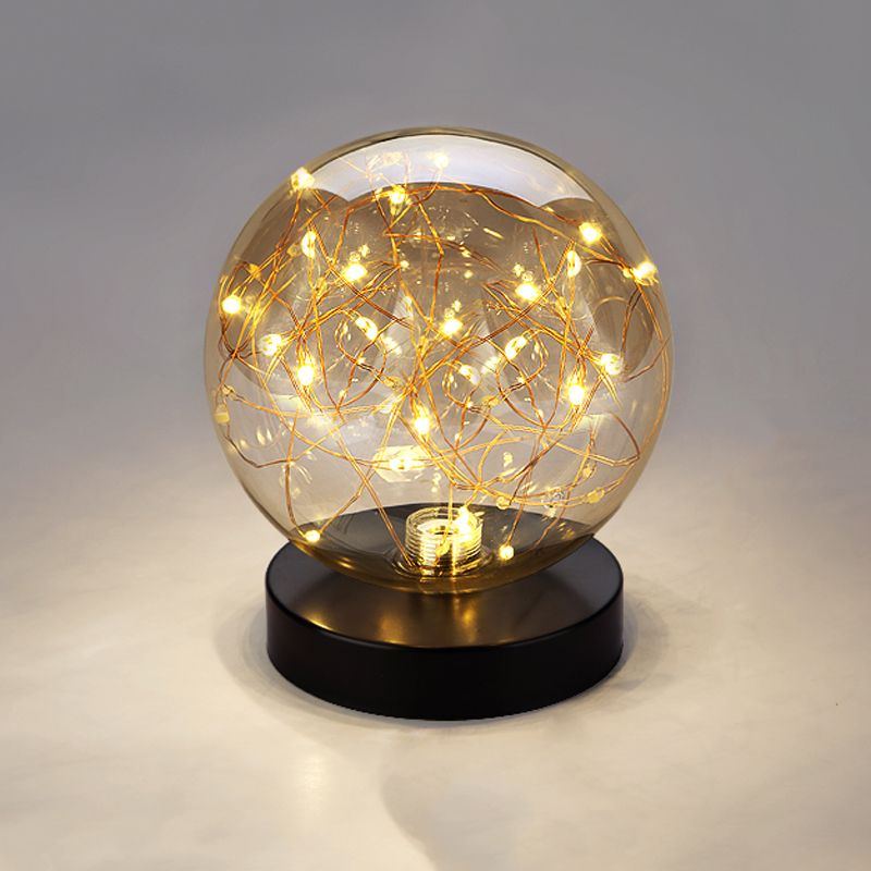 Modern Style Ball Flush Mount Lamp Glass 1 Light Flush Mount Lighting