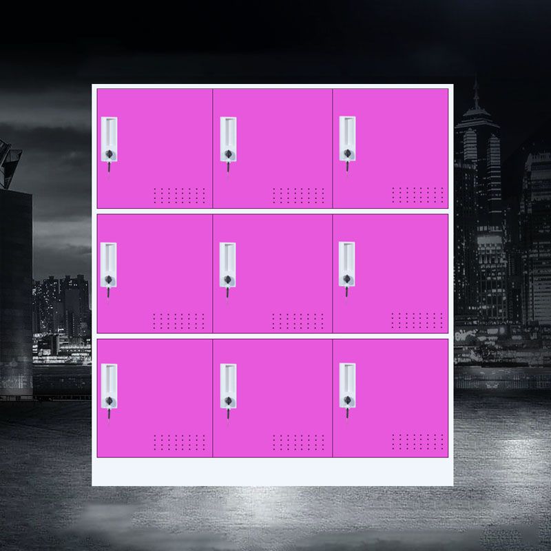 Modern Non-Hanging Armoire with Hinged Doors Matte Finish Storage Cabinet