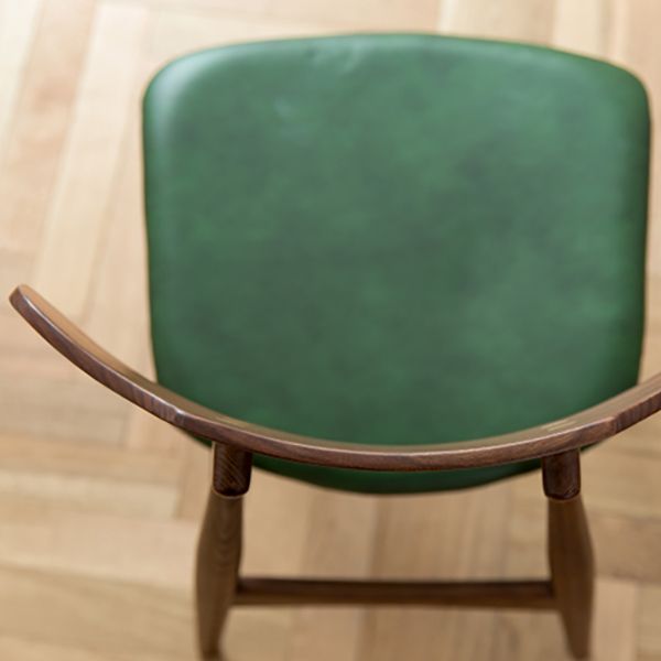 Contemporary Style Side Chair Wood Open Back Dining Room Chair for Home