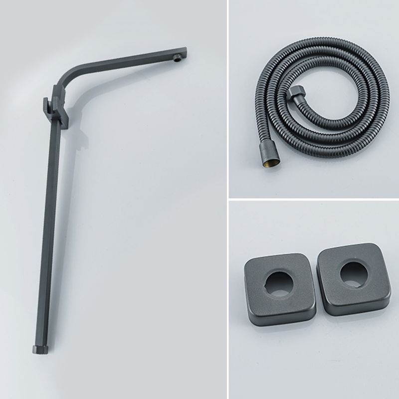 Modern Style Shower System Wall Mounted Spot Resist Handle Lever Shower System