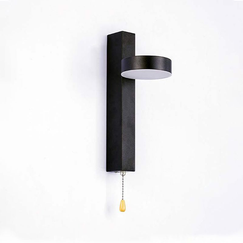 Moderne metallrotbare Wandleuchte geometrische 11 -Zoll -Wandleuchten mit Schalter