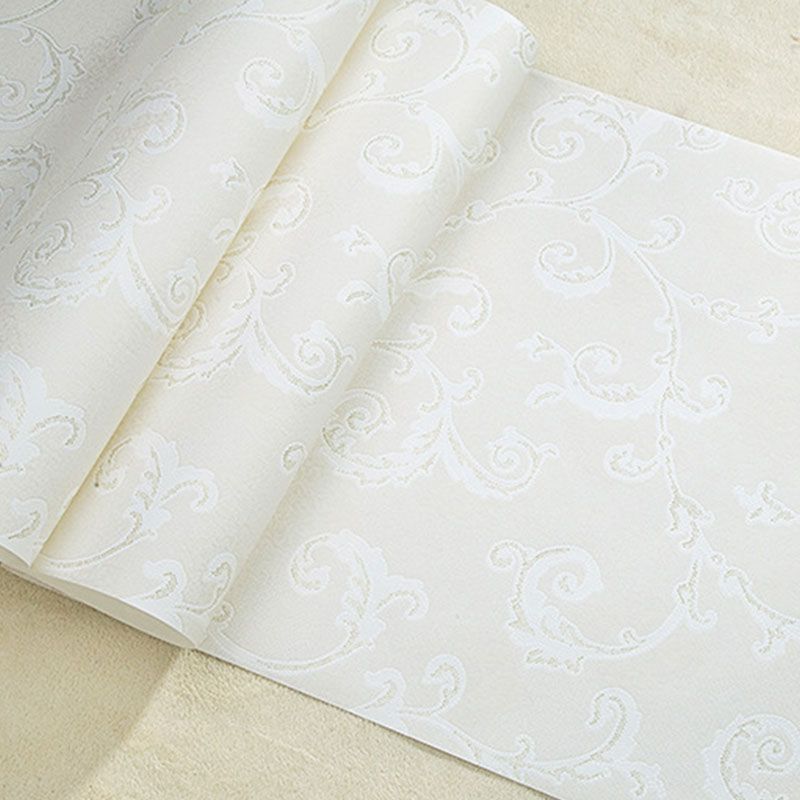 Papier peint à fleurs en relief de couleur douce, décoration murale résistante à l'eau pour salle de bain, Non collé