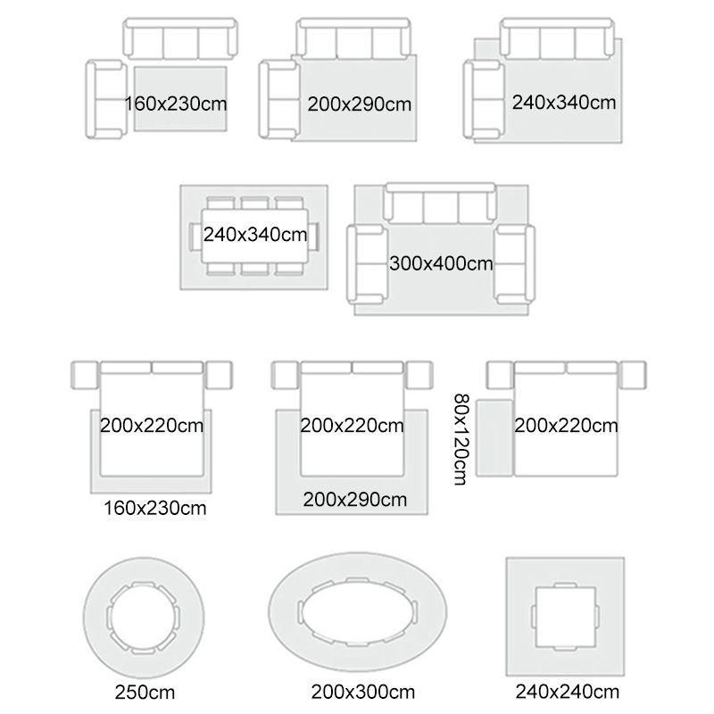 Moderne Kontrastfarbe Fläche Teppichbraun Polyester Fläche Teppich Anti-Rutsch-WASY-Pflege Teppich für Wohnzimmer