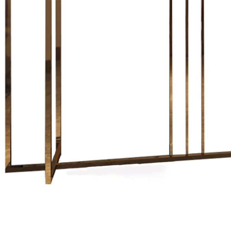 Glam Marble Console Table Rectangle Console Sofa Table for Hall