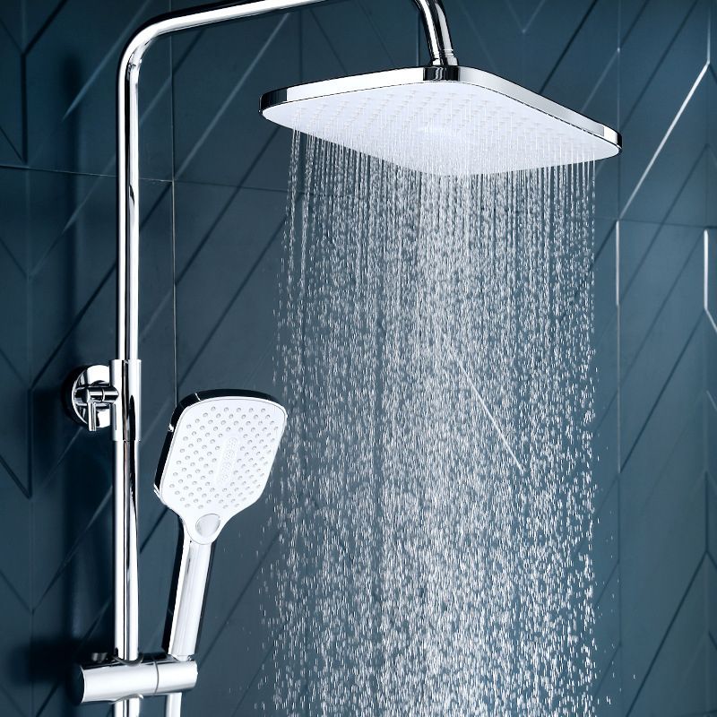 Modern Bathroom Standard Shower Head Rain Fall Square Ceiling Mounted Shower Head