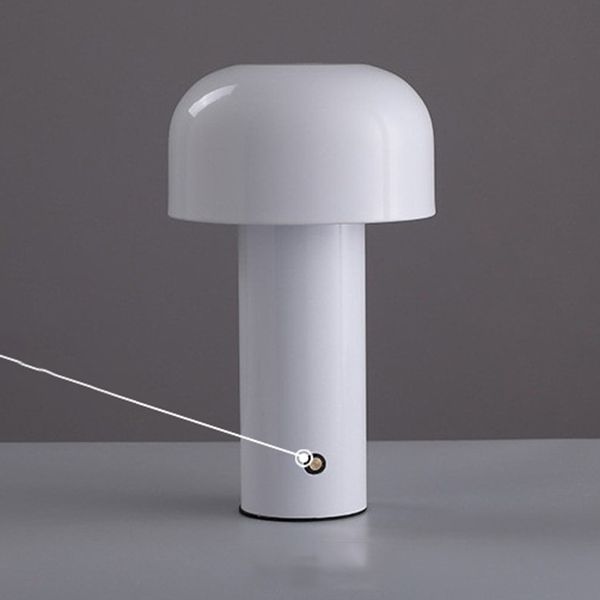 Metal Mushroom Night Table Lamp Minimalist-Style LED Table Light