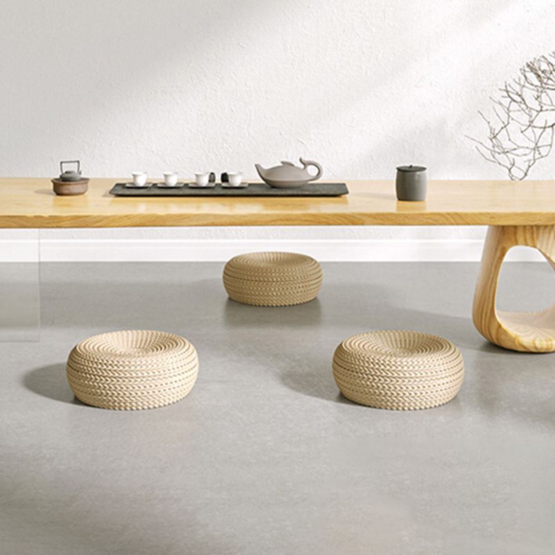 Contemporary 1 Single Coffee Cocktail Table in Pine Wood with 2 Legs
