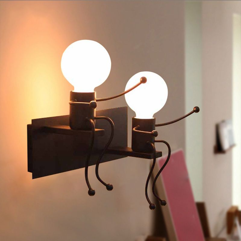 Industrial Metallic Wall Light Creative Wall Light Sconce for Bedroom