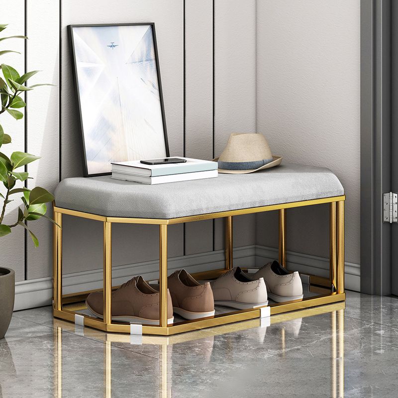 Velvet Specialty Storage Ottomans Standard Plain Glam Style Fade Resistant Ottoman