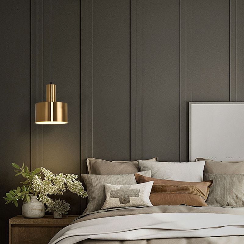 Luce appesa al metallo a testa singola Luce appesa in stile postmoderno per caffetteria