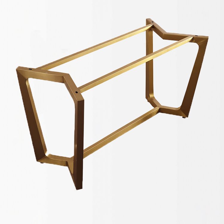 Home Scandinavian Style Sintered Stone Dining Bench Set Rectangular Dining Table with Trestle Base