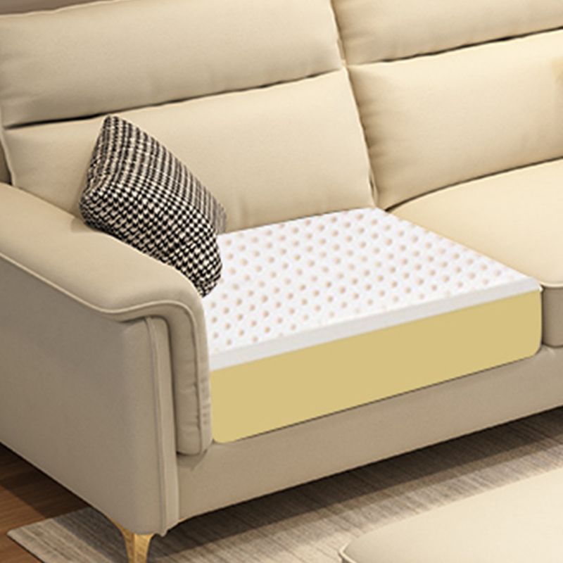 Glam Faux leather Sectionals Pillow Top Arm Sectional Sofa for Living Room