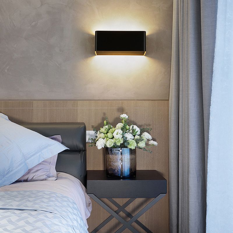 Lámina de montaje de pared de aluminio de pared de estilo geométrico de estilo geométrico en blanco y negro en blanco y negro