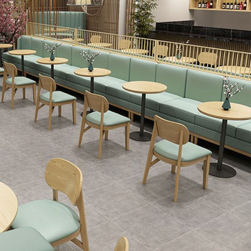 Wood Kitchen Dining Side Chair Upholstered Armless Dining Chairs