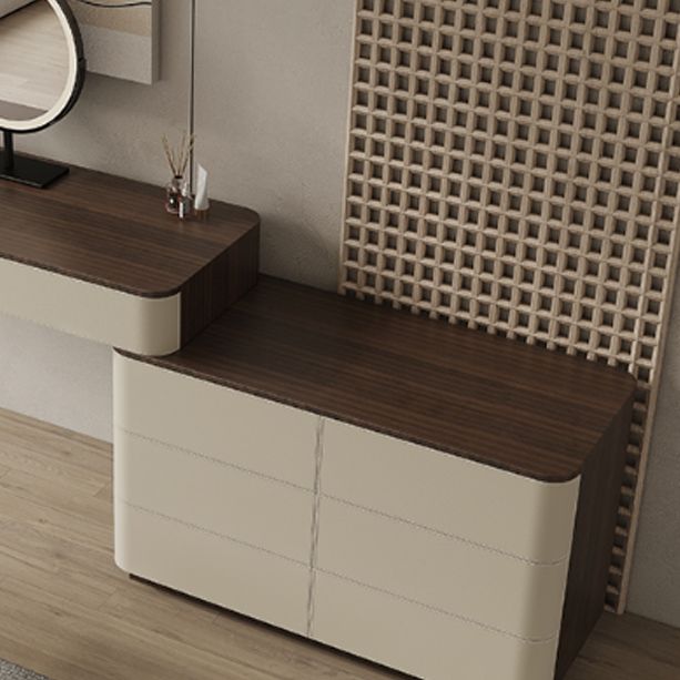 17.72" Wide Make-up Vanity in White Makeup Vanity Desk Table with Drawers