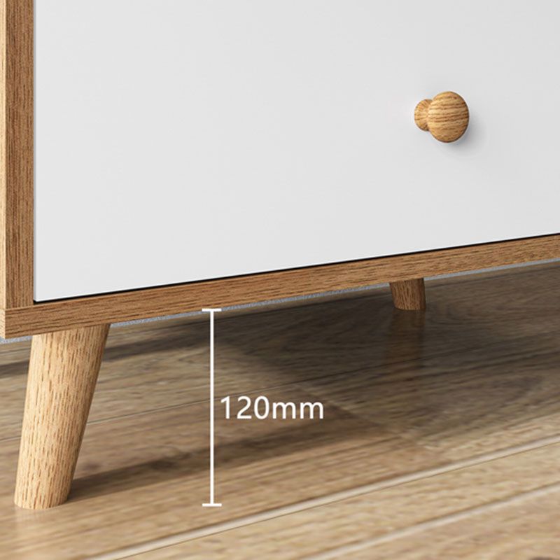 Contemporary Storage Chest Artificial Wood Dresser with 3/4/5 Drawers