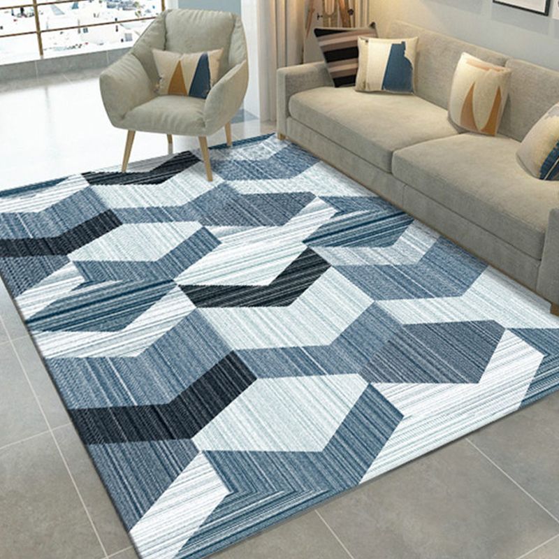 Stijlvol wasbaar Rug Comfort Geometrisch patroon Tapijten Polyester Anti-slip tapijt voor woningdecoratie