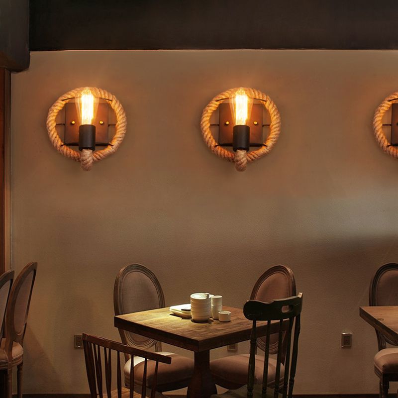 Luz de la pared geométrica industrial vintage lámpara de montaje de pared de metal lámpara de montaje para barra