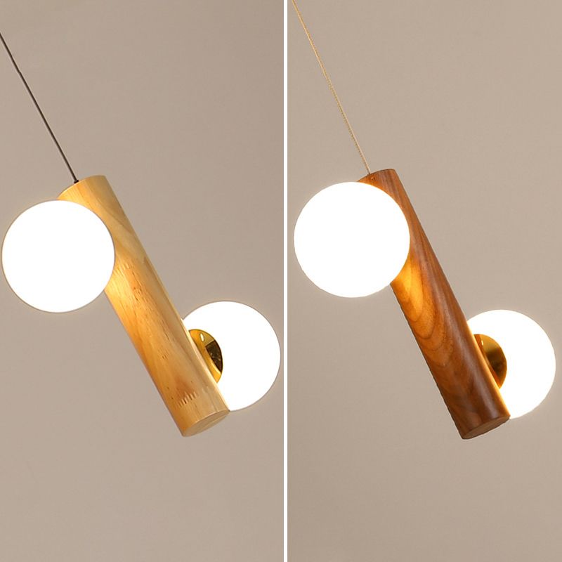 Kugelförmige Cluster -Anhänger Leicht nordisch Opalglas Esszimmer Hängende Leuchte