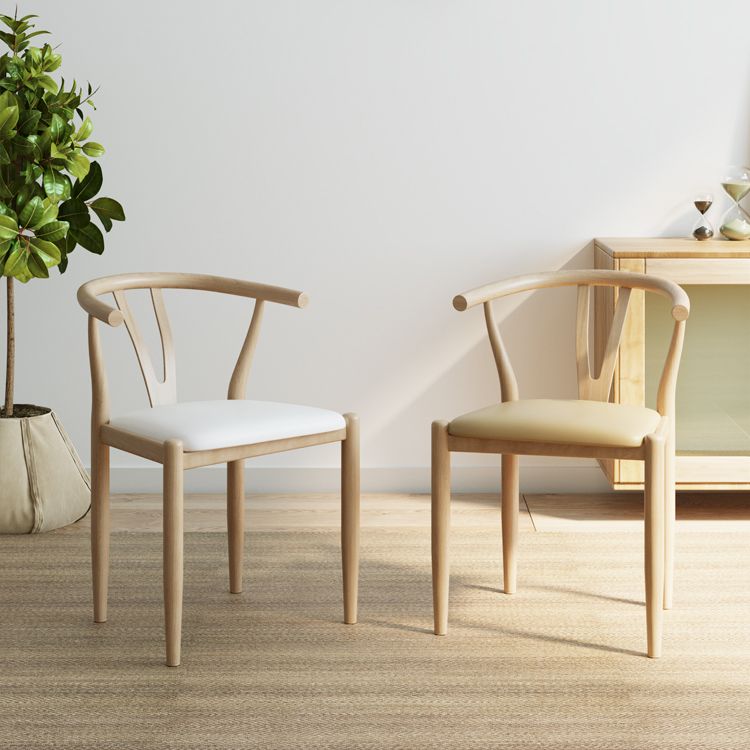Nordic Style Metal Dining Armstuhl PU Leder Esszimmerstühle für den Heimgebrauch