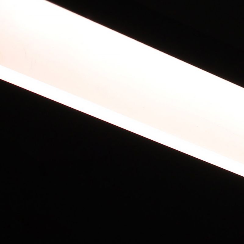 Acrylic Bar Shaped Island Light Fixture Modernist LED Coffee Suspension Lamp for Restaurant