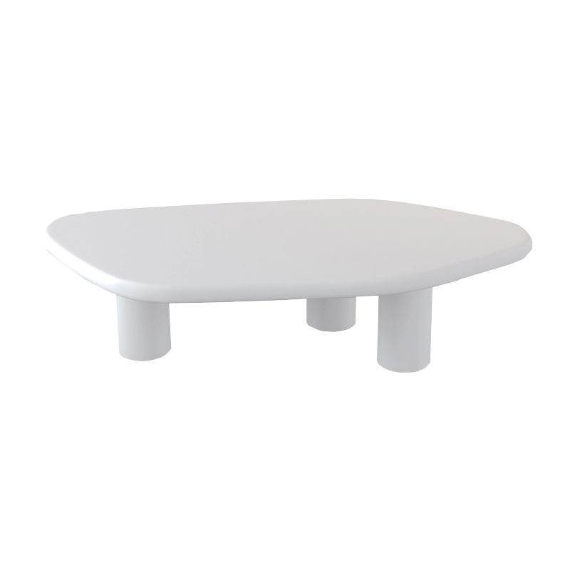 Solid Wood Single Coffee Table 2 Legs No Distressing Coffee Table