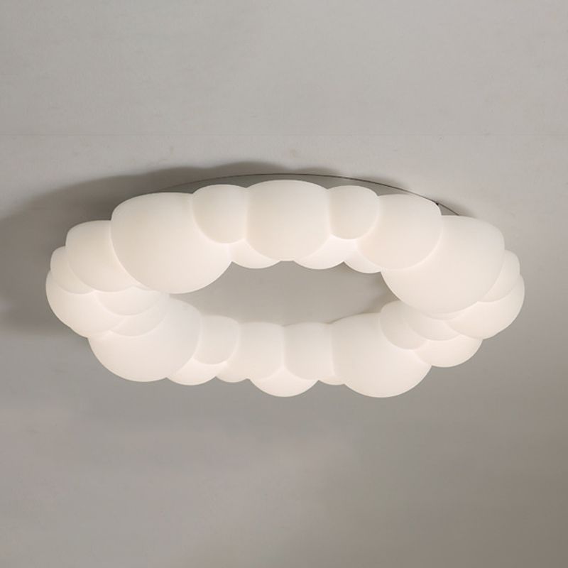 White LED Ceiling Light Modernism Flush Mount Lighting for Foyer Kitchen