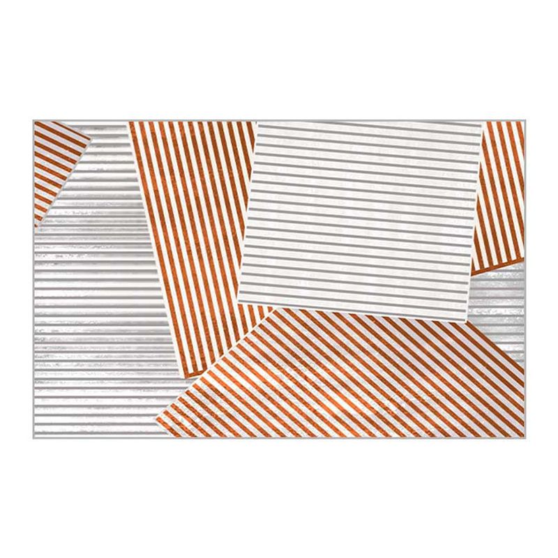 Funky Carpet Abstract Pattern Rug Living Room Polyester Carpet with Non-Slip Backing