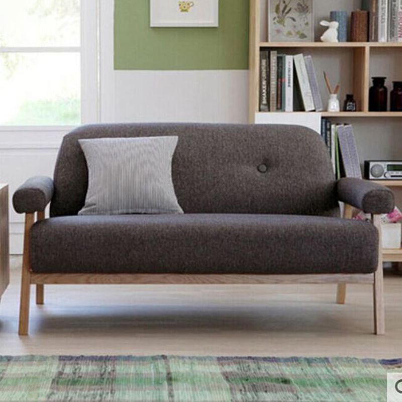 27.16" W x 28.74" H Pillow Top Arm Sofa Contemporary Standard Sofa with Tufted Split-Back