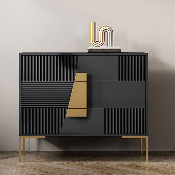 Luxury Style Multi Drawer Buffet Table Wood Top Dining Sideboard for Living Room