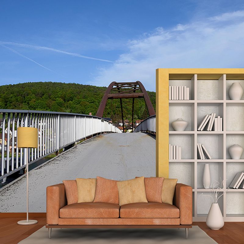 Lignt Color Space Extension Mural Wallpaper Eco-friendly for Home