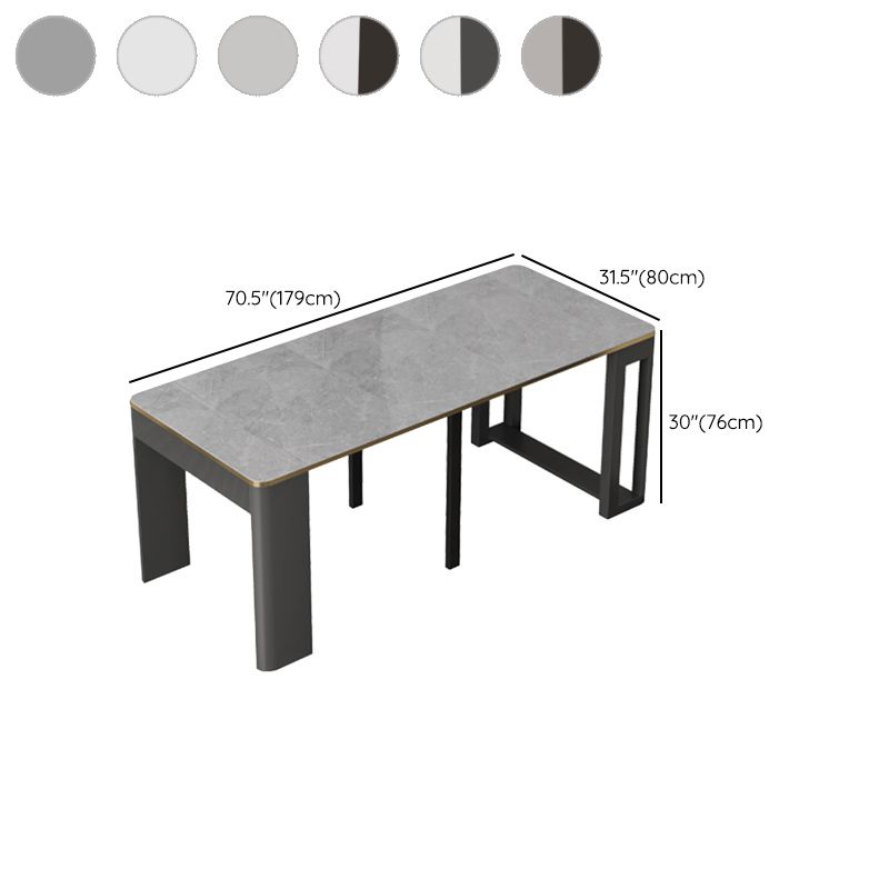 Modern Simple Dining Table Removable Dinner Table for Living Room