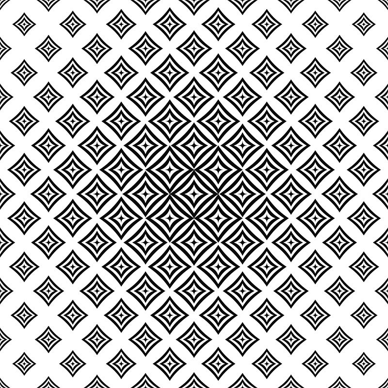 Geometry Pattern Mural Environment Friendly Wall Covering for Dining Room