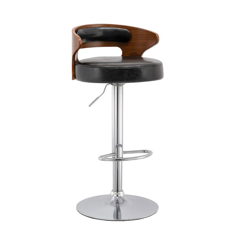 Moderner Metallhocker mit drehbarem und höhenverstellbarem, schlichtem Barhocker für das Wohnzimmer