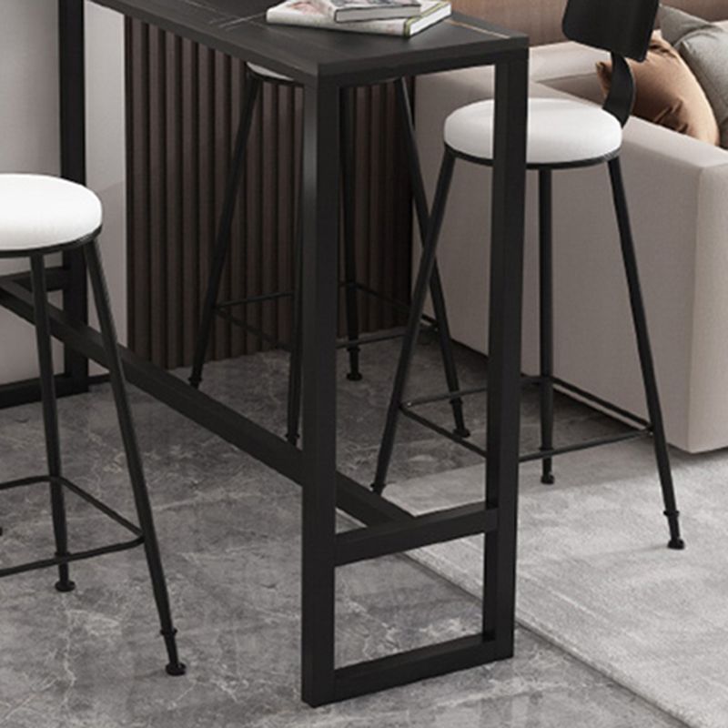 Modern Style 2/3/5 Pieces Stone Rectangular Bar Table Set for Living Room