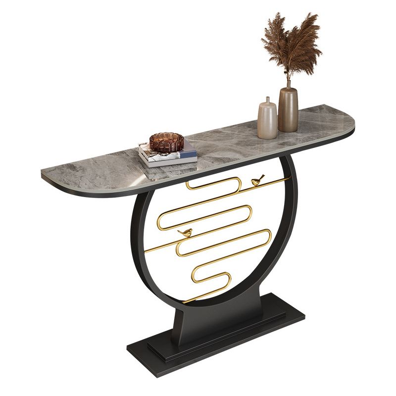 Glam Stain Resistant Console Accent Table Antique Finish Console Sofa Table