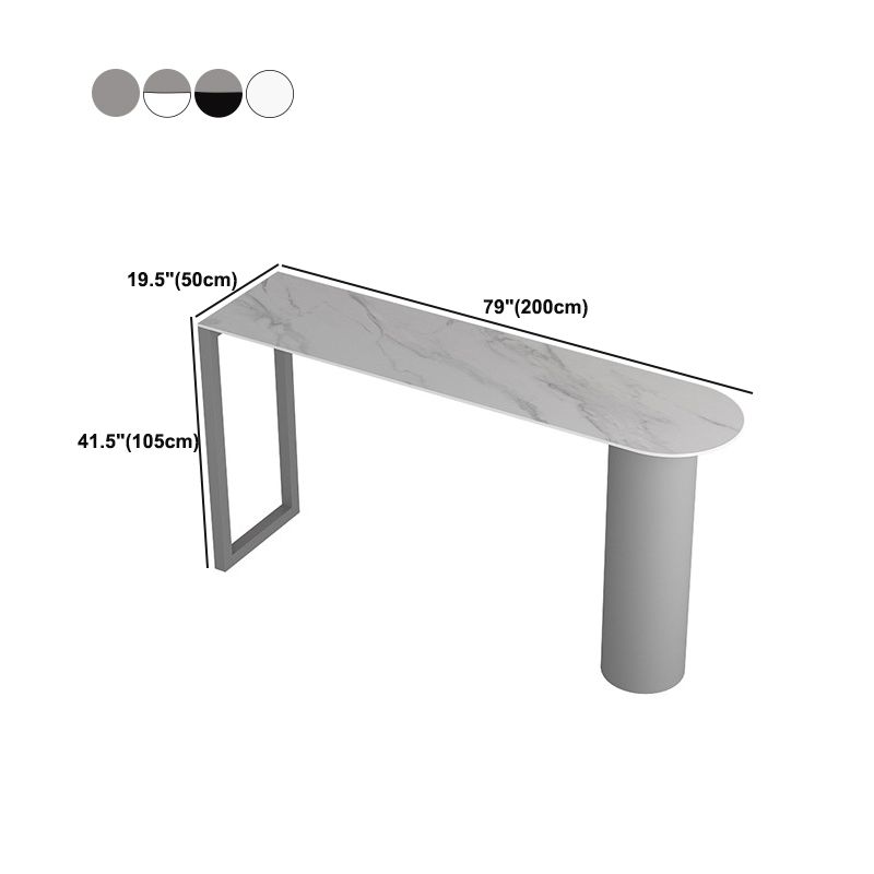 Modern Sintered Stone Bar Table Dining Table for Kitchen Living Room