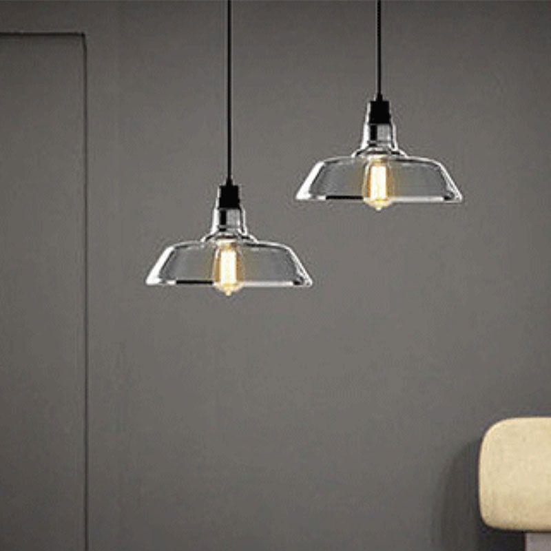 Luz de techo de vidrio Room Deding Room One Light Light Modern Hanging Light