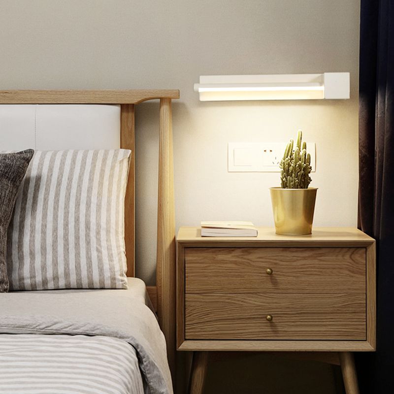 Moderne Metall Wandleuchte rotatable 12 "breit LED -Wandleuchten für Wohnzimmer