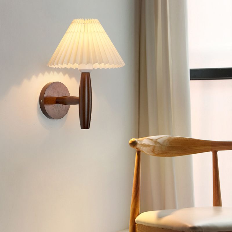 Contemporary Wall Light Wood Lighting with Shaded for Room Restaurant