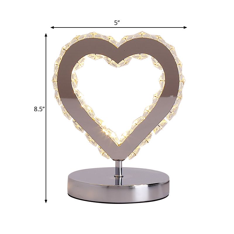 Coeur aimant Crystal Block Light