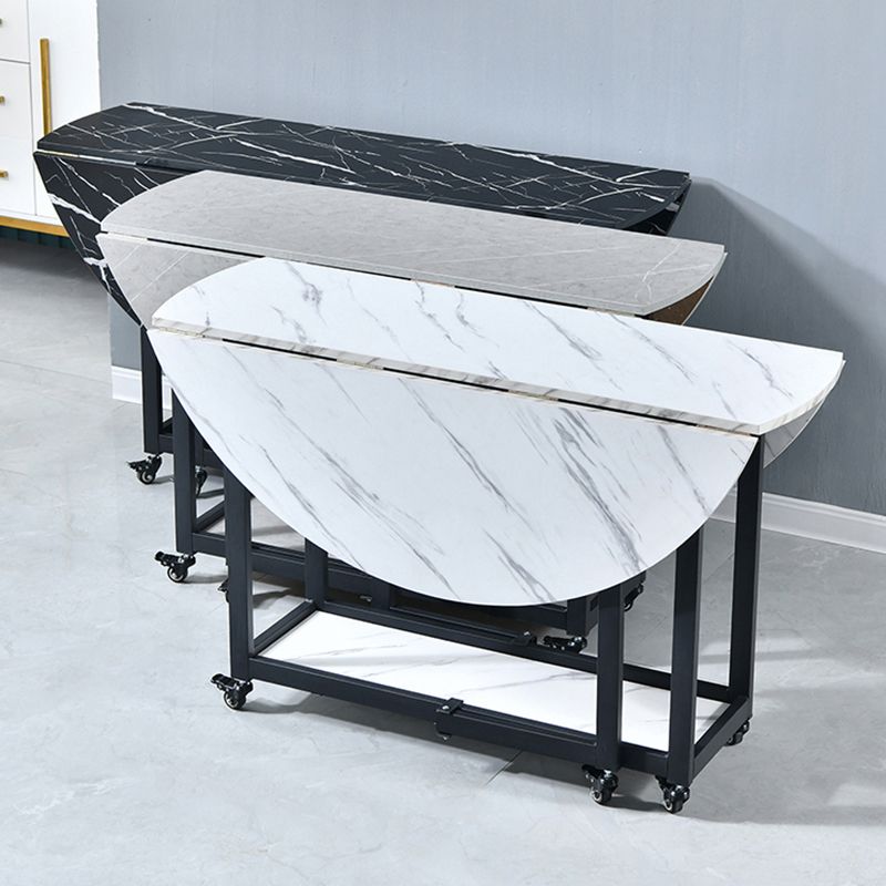 Extendable Dining Table Round Dining Table for Kitchen Dining Room