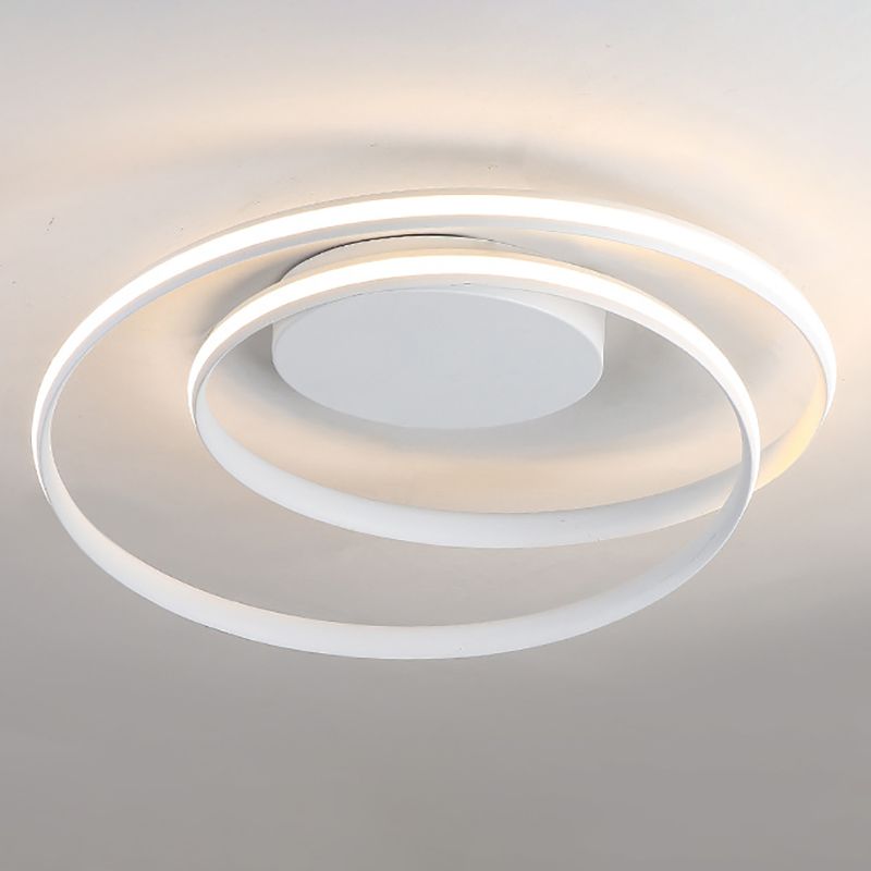 Modern Style Linear Shape Ceiling Lamp Metal 1 Light Ceiling Lighting for Dining Room