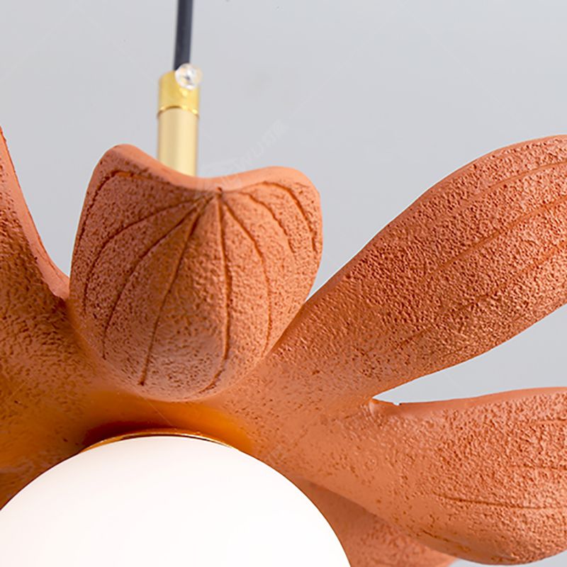 Forme unique suspendue Light Modern Style Metal 1 Light Prowing Lampe pour salle à manger