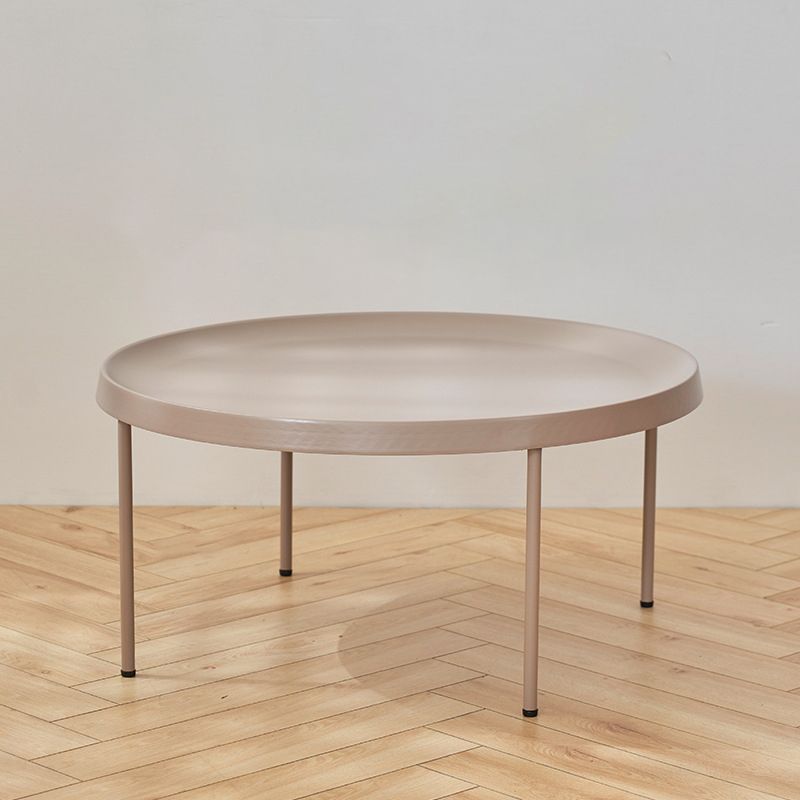 Mid-Century Modern Tray Top Coffee Table 4 Legs Iron Cocktail Table