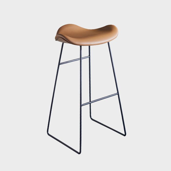 Modern Bar-stool PU Leather Counter Bar Stool with Metal Legs