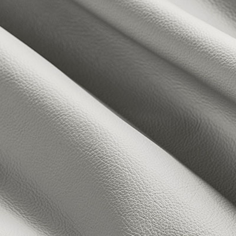 Contemporary Genuine Leather Sewn Pillow Back Sofa For Living Room
